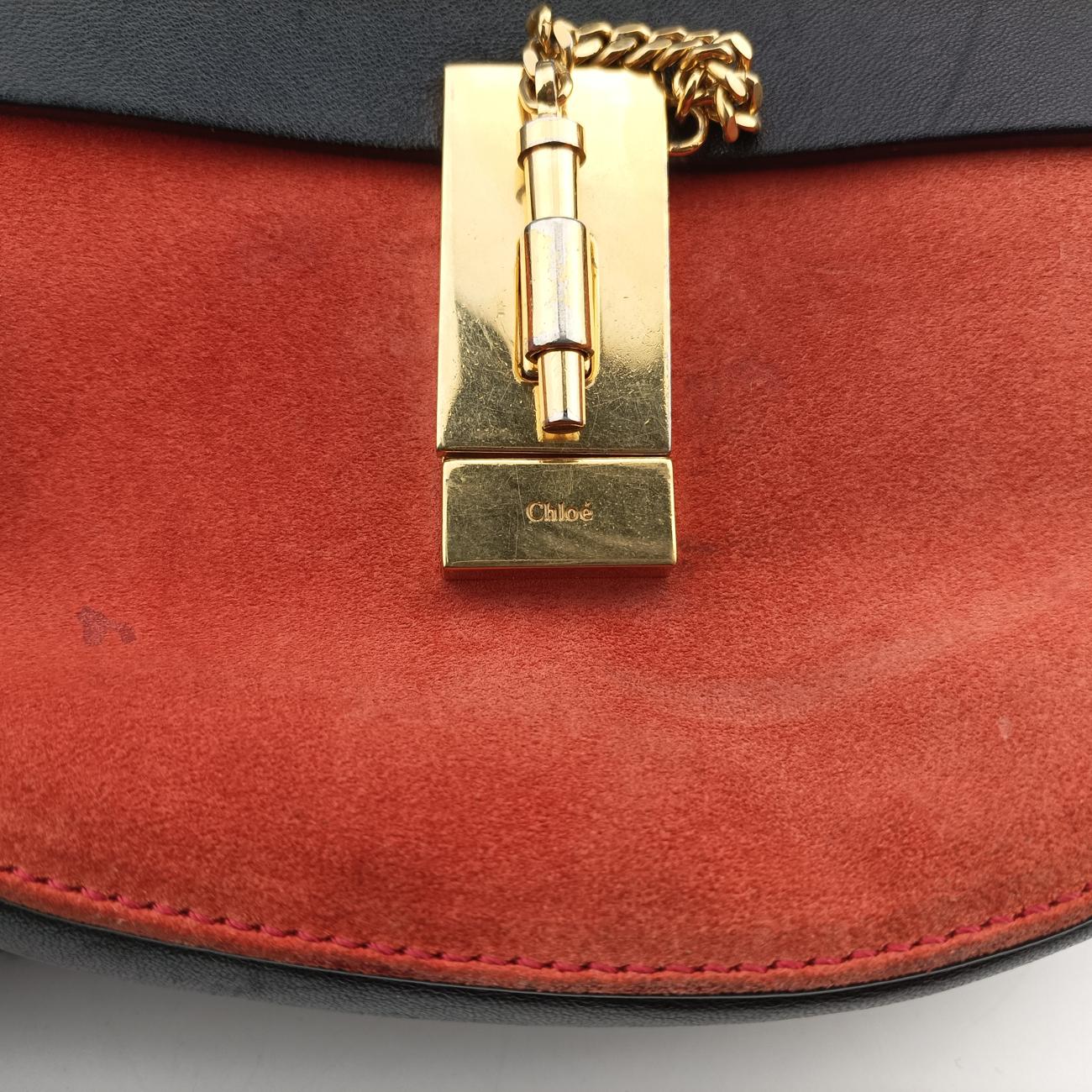 DREW Black×orange Suede×Leather 03 15 70 65 6ドリュー ブラック×オレンジ スエード×レザー 03 15 70 65 6