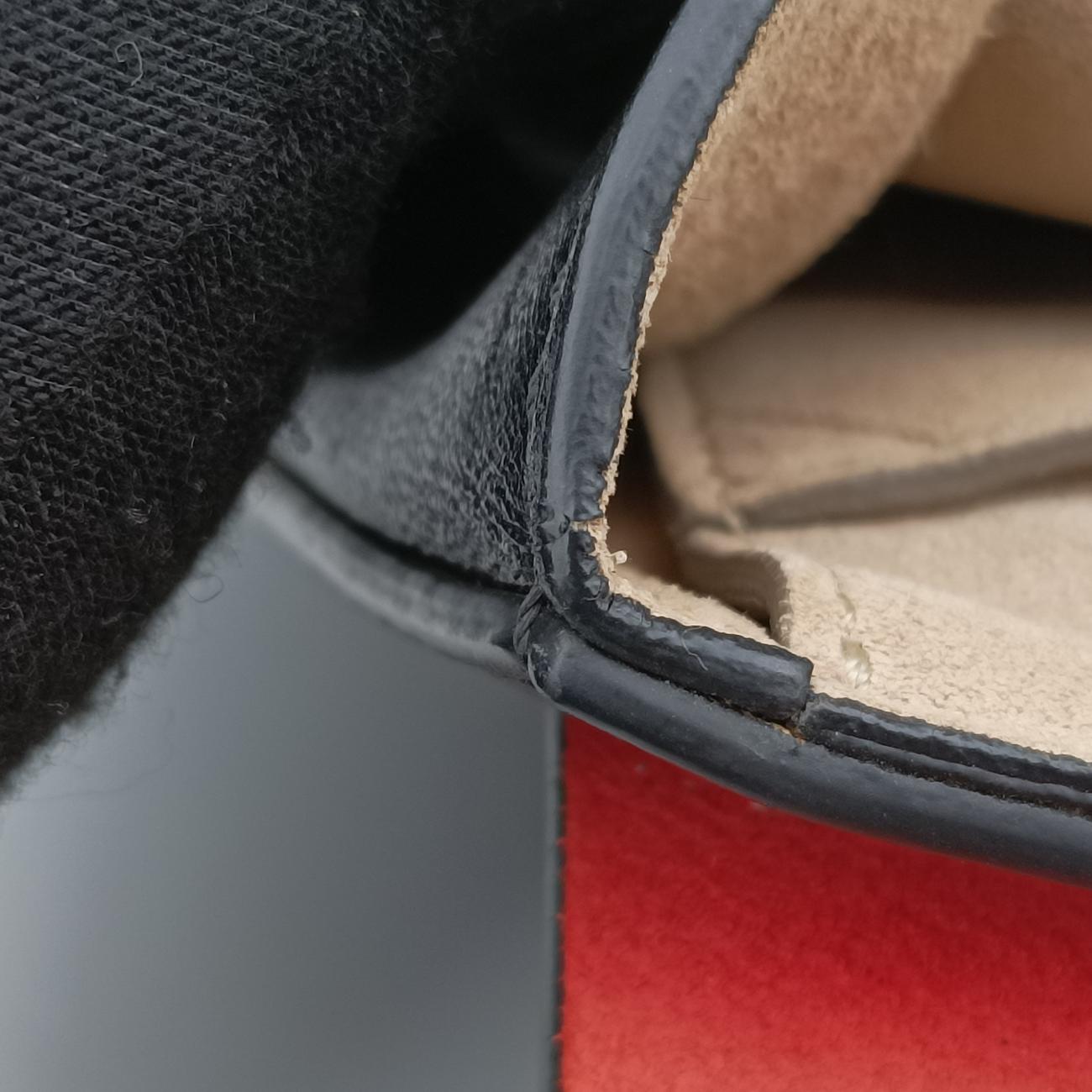 DREW Black×orange Suede×Leather 03 15 70 65 6ドリュー ブラック×オレンジ スエード×レザー 03 15 70 65 6