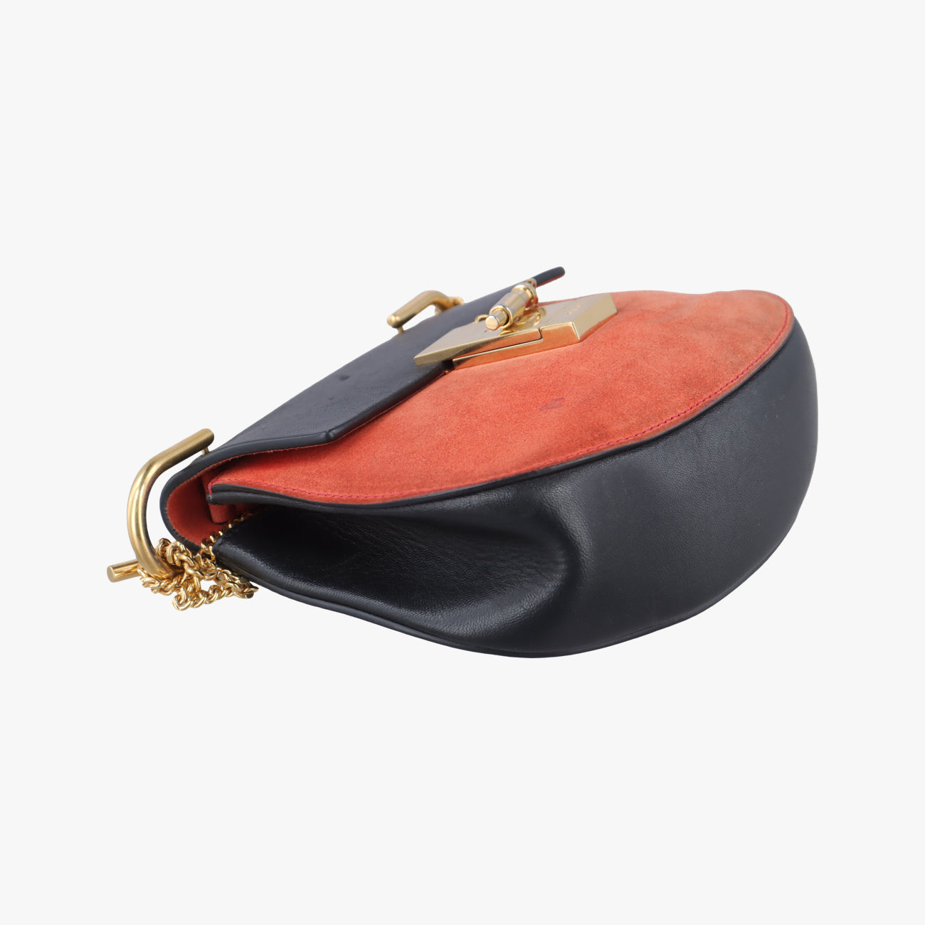 DREW Black×orange Suede×Leather 03 15 70 65 6ドリュー ブラック×オレンジ スエード×レザー 03 15 70 65 6