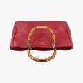 Bamboo Shopper Red Leather 323660 I014465352バンブーショッパー レッド レザー 323660 I014465352