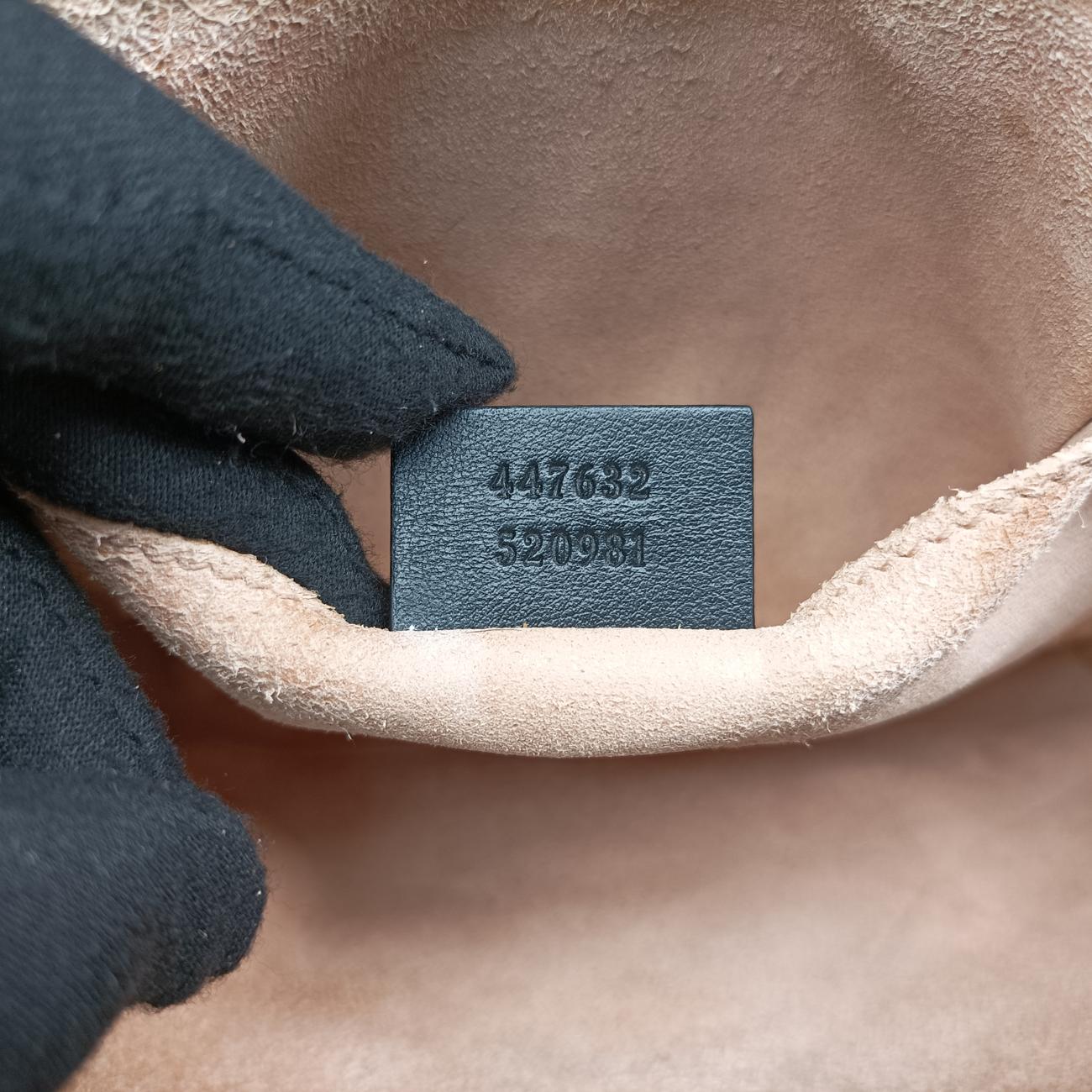 GG Marmont Black Leather 447632 C024512307GGマーモント ブラック レザー 447632 C024512307