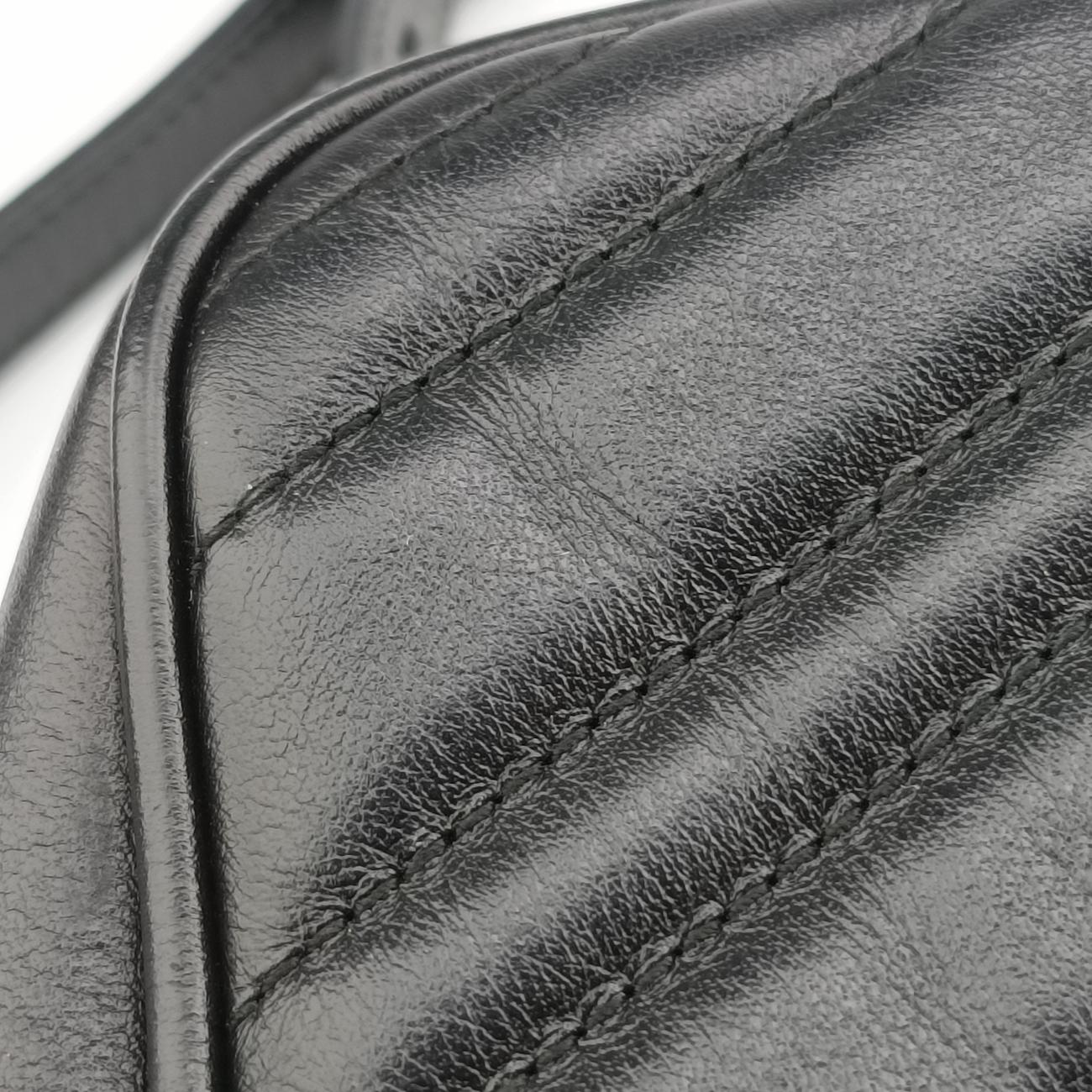 GG Marmont Black Leather 447632 C024512307GGマーモント ブラック レザー 447632 C024512307