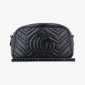 GG Marmont Black Leather 447632 C024512307GGマーモント ブラック レザー 447632 C024512307