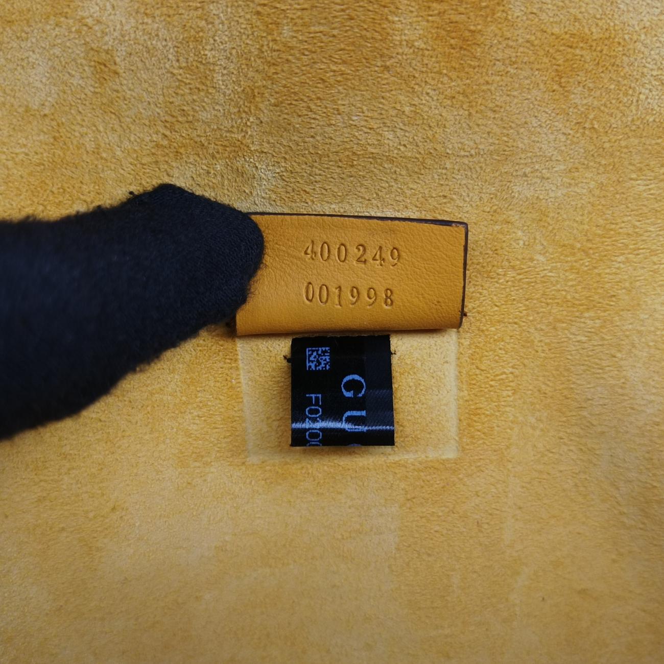 Dionysus beige×Yellow PVC coated canvas 400249 F020058115ディオニュソス ベージュ×イエロー PVCコーティングキャンバス 400249 F020058115