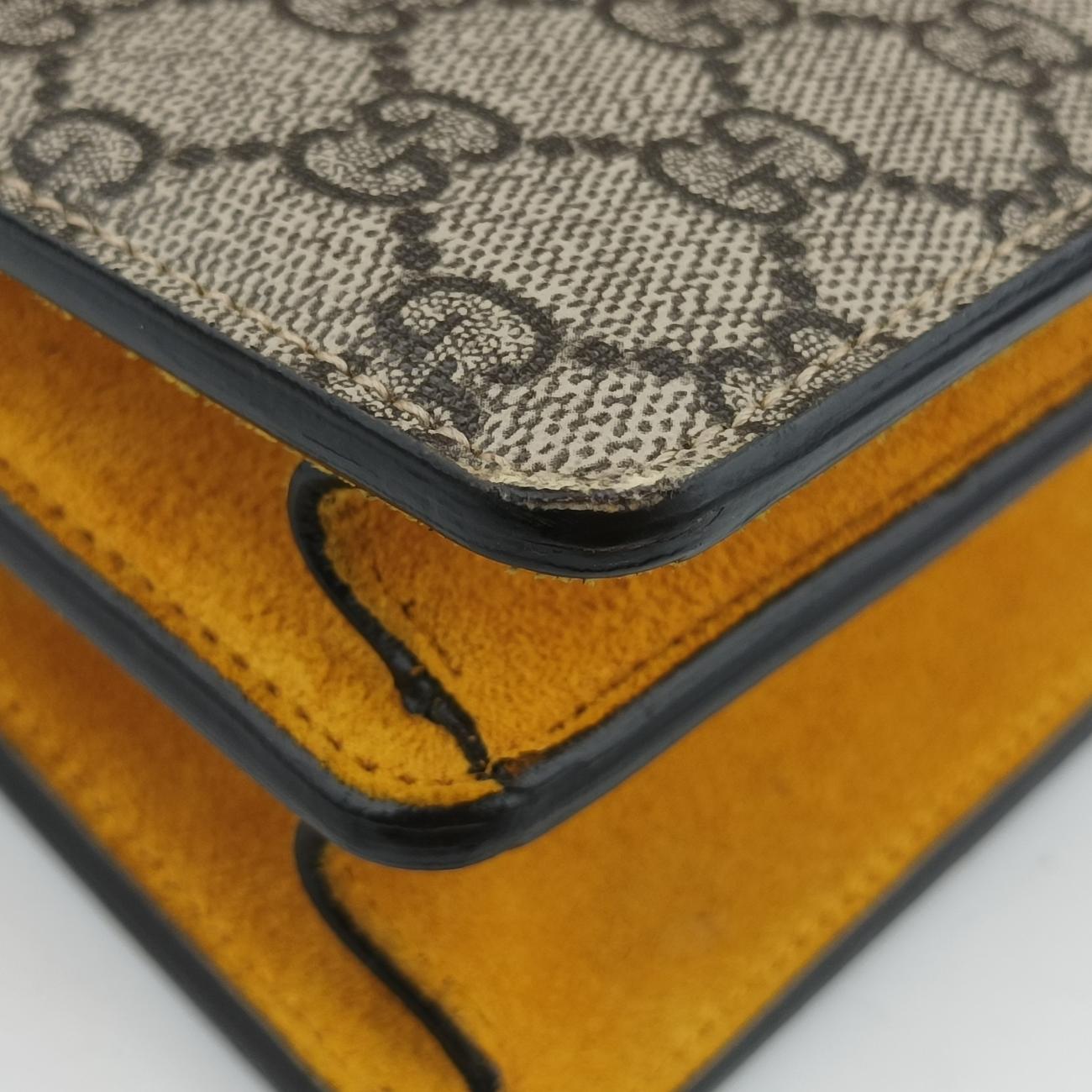 Dionysus beige×Yellow PVC coated canvas 400249 F020058115ディオニュソス ベージュ×イエロー PVCコーティングキャンバス 400249 F020058115