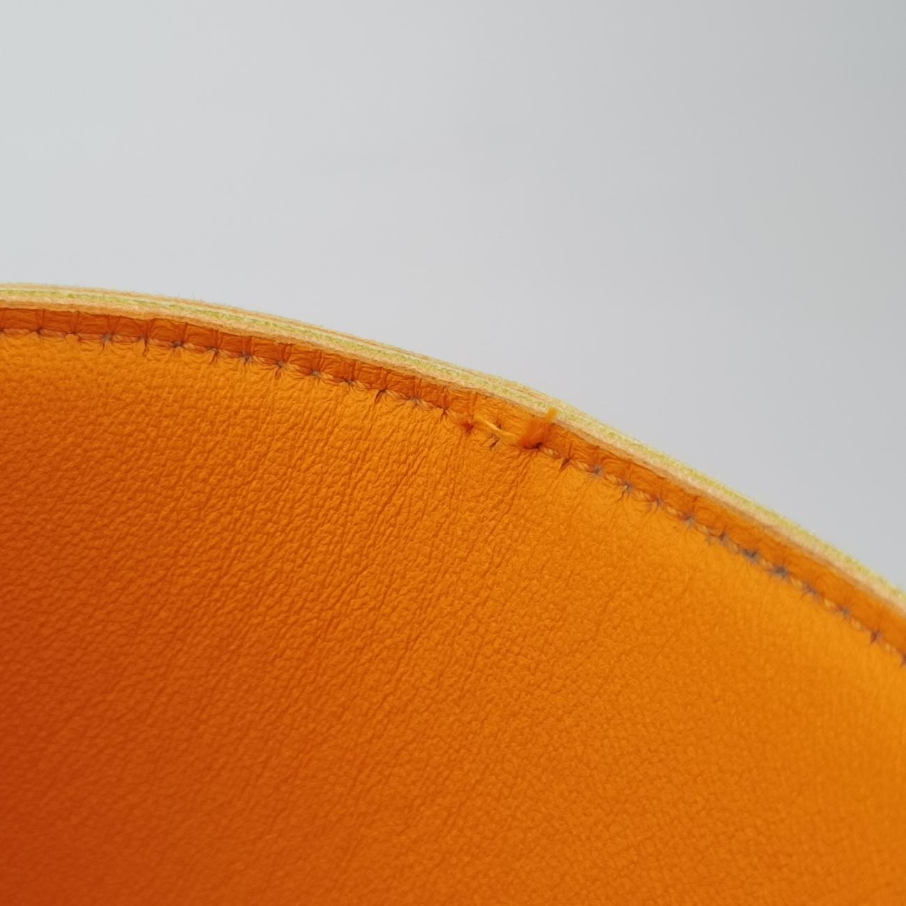 THE ARCO Tote Yellow lambskin B09940971Pスモールザ アルコトート イエロー ラムスキン B09940971P