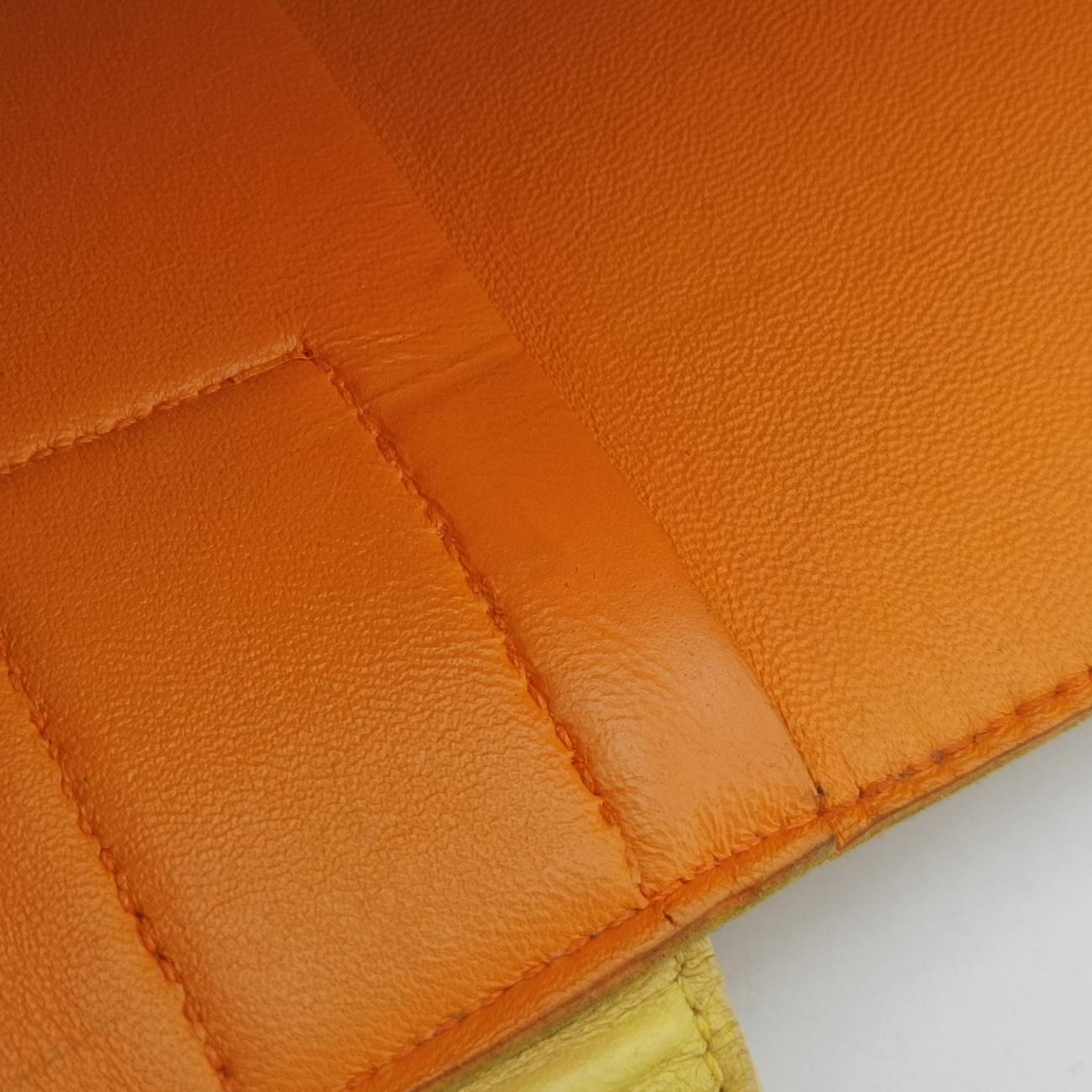 THE ARCO Tote Yellow lambskin B09940971Pスモールザ アルコトート イエロー ラムスキン B09940971P