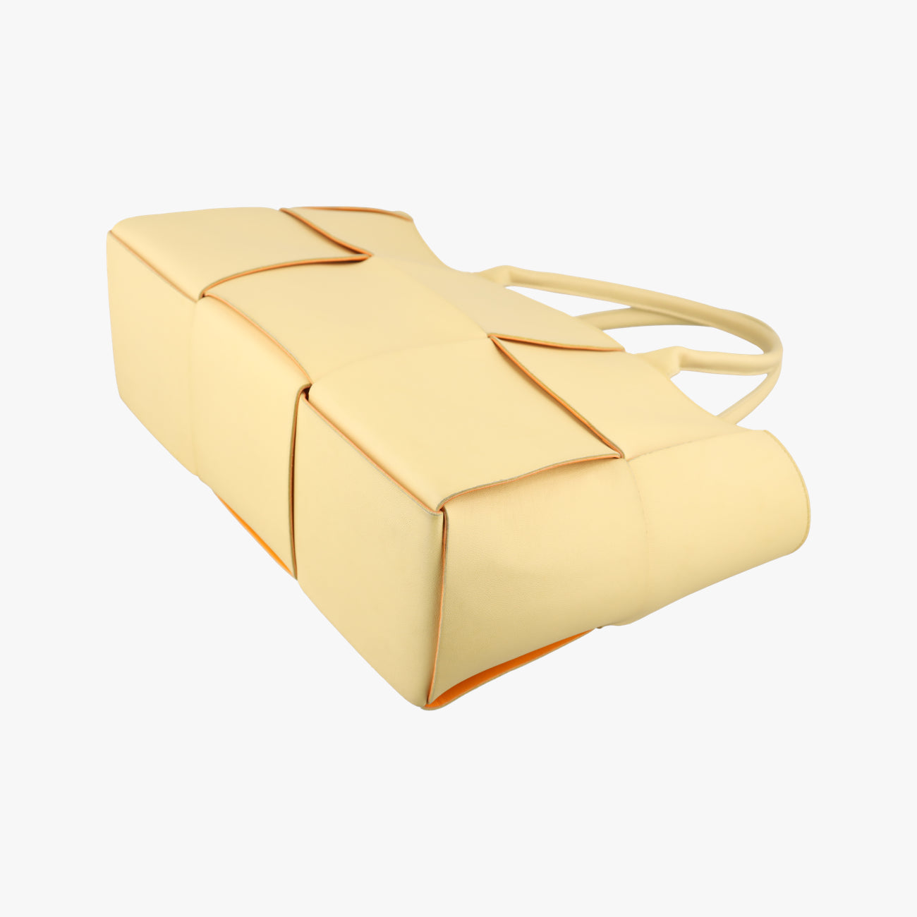 THE ARCO Tote Yellow lambskin B09940971Pスモールザ アルコトート イエロー ラムスキン B09940971P