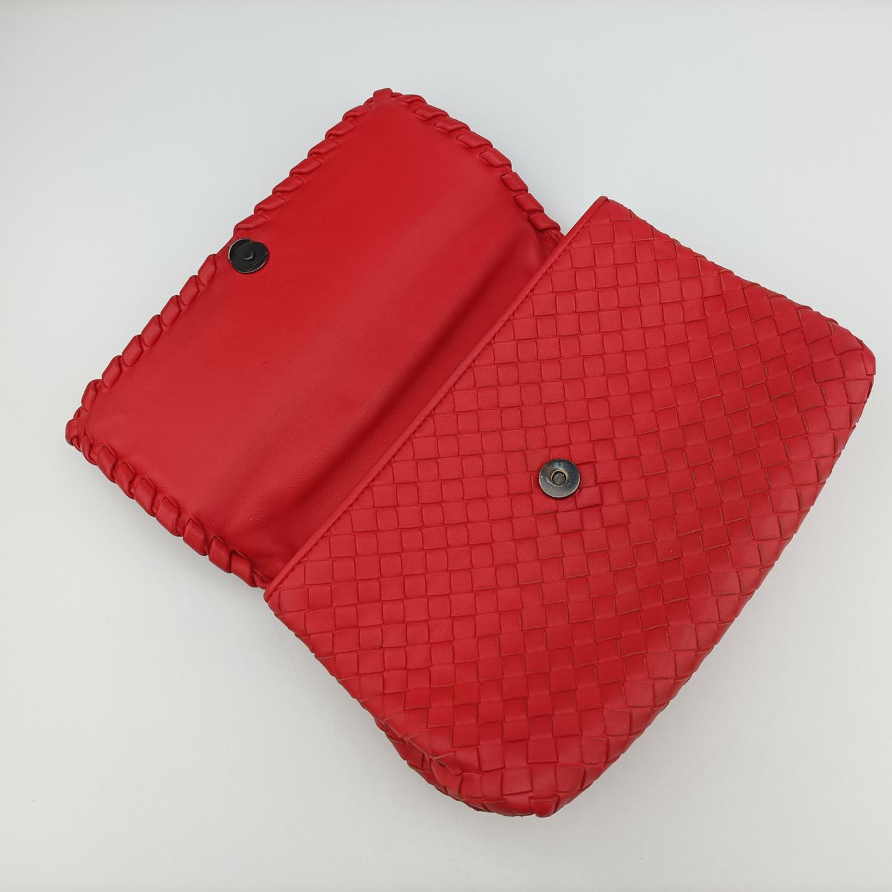 Intrecciato Olimpia Red lambskin B05267574Oイントレチャート オリンピア レッド ラムスキン B05267574O