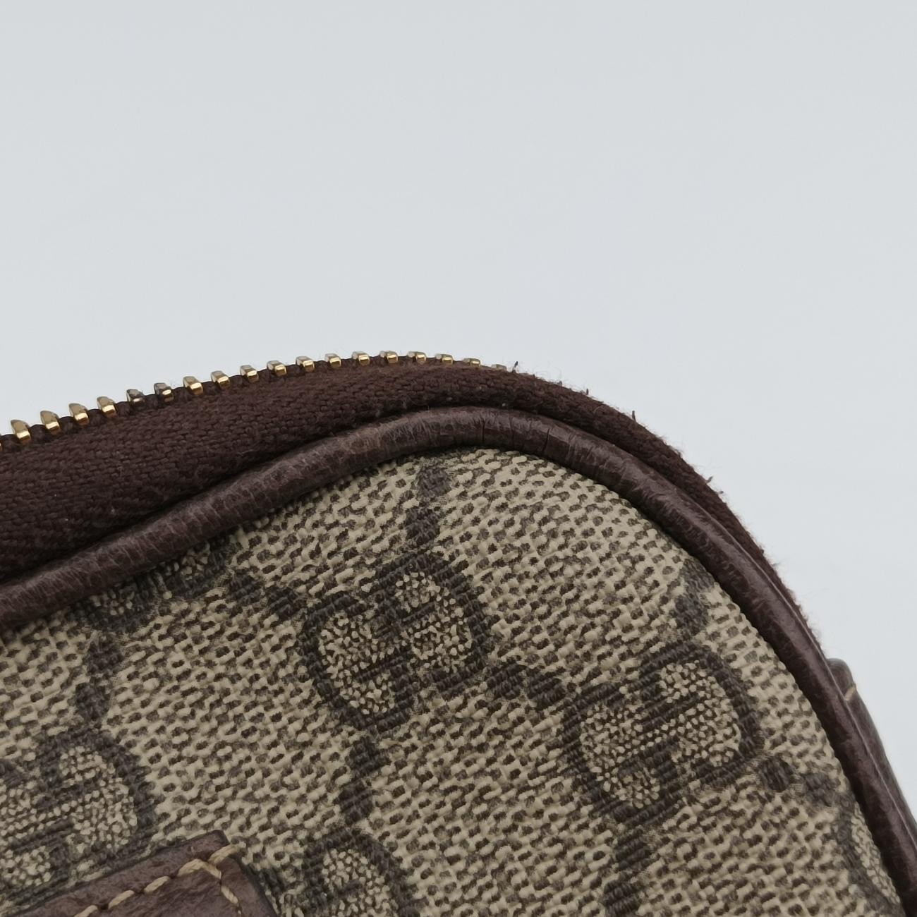 Ophidia Brown×Multicolour PVC coated canvas 519308 オフィディア ブラウン×マルチカラー PVCコーティングキャンバス 519308 