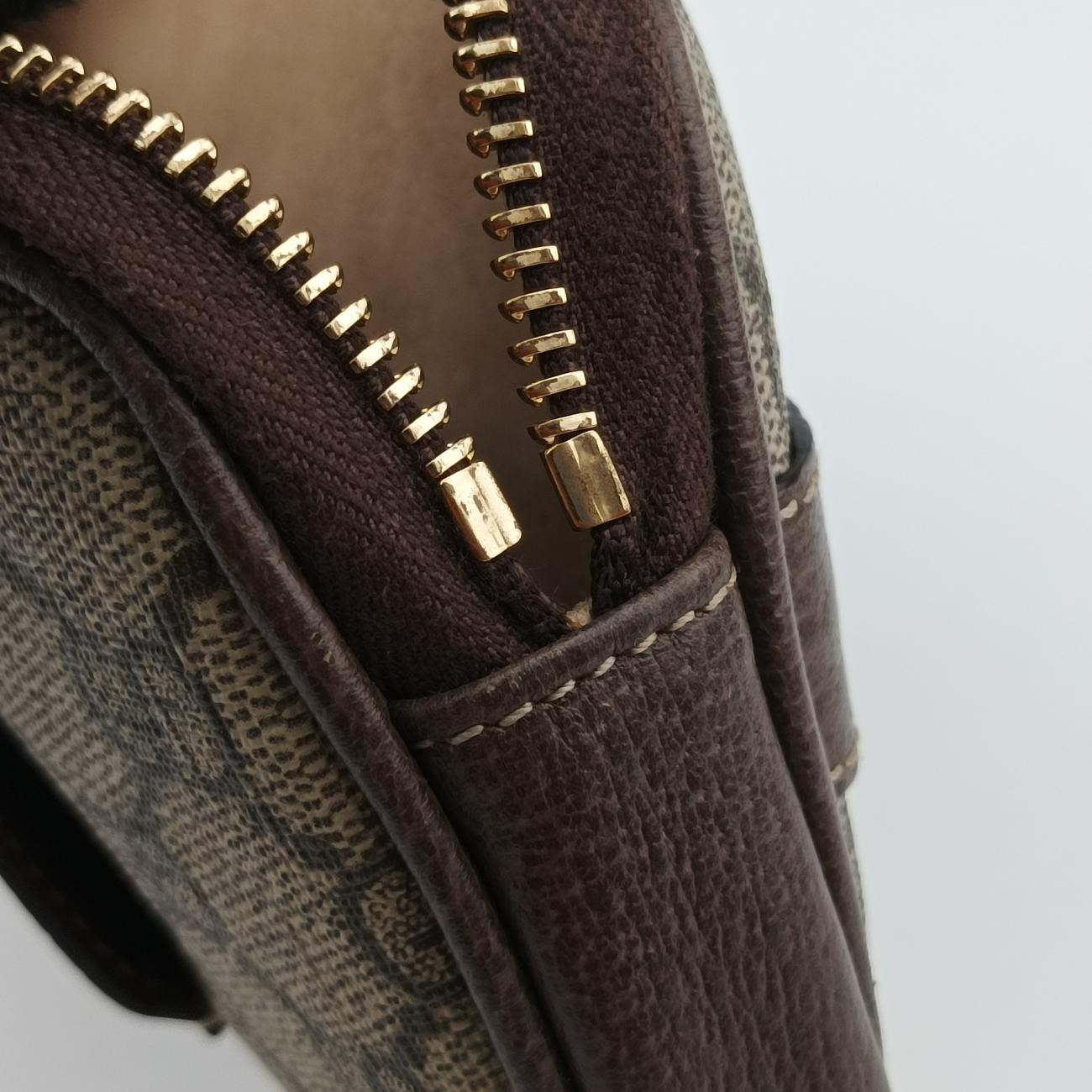 Ophidia Brown×Multicolour PVC coated canvas 519308 オフィディア ブラウン×マルチカラー PVCコーティングキャンバス 519308 