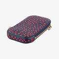 Phone Holder Heart Navy×Red Leather 43-MA-0231フォンホルダー スマホケース ハート ネイビー×レッド レザー 43-MA-0231