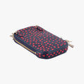 Phone Holder Heart Navy×Red Leather 43-MA-0231フォンホルダー スマホケース ハート ネイビー×レッド レザー 43-MA-0231