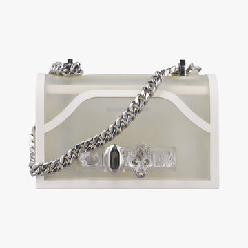 Mini Jeweled Satchel Clear PVC ミニジュエルドサッチェル クリア PVC 