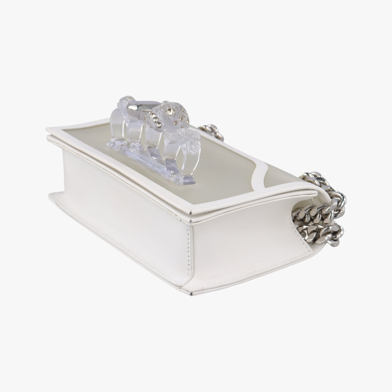 Mini Jeweled Satchel Clear PVC ミニジュエルドサッチェル クリア PVC 