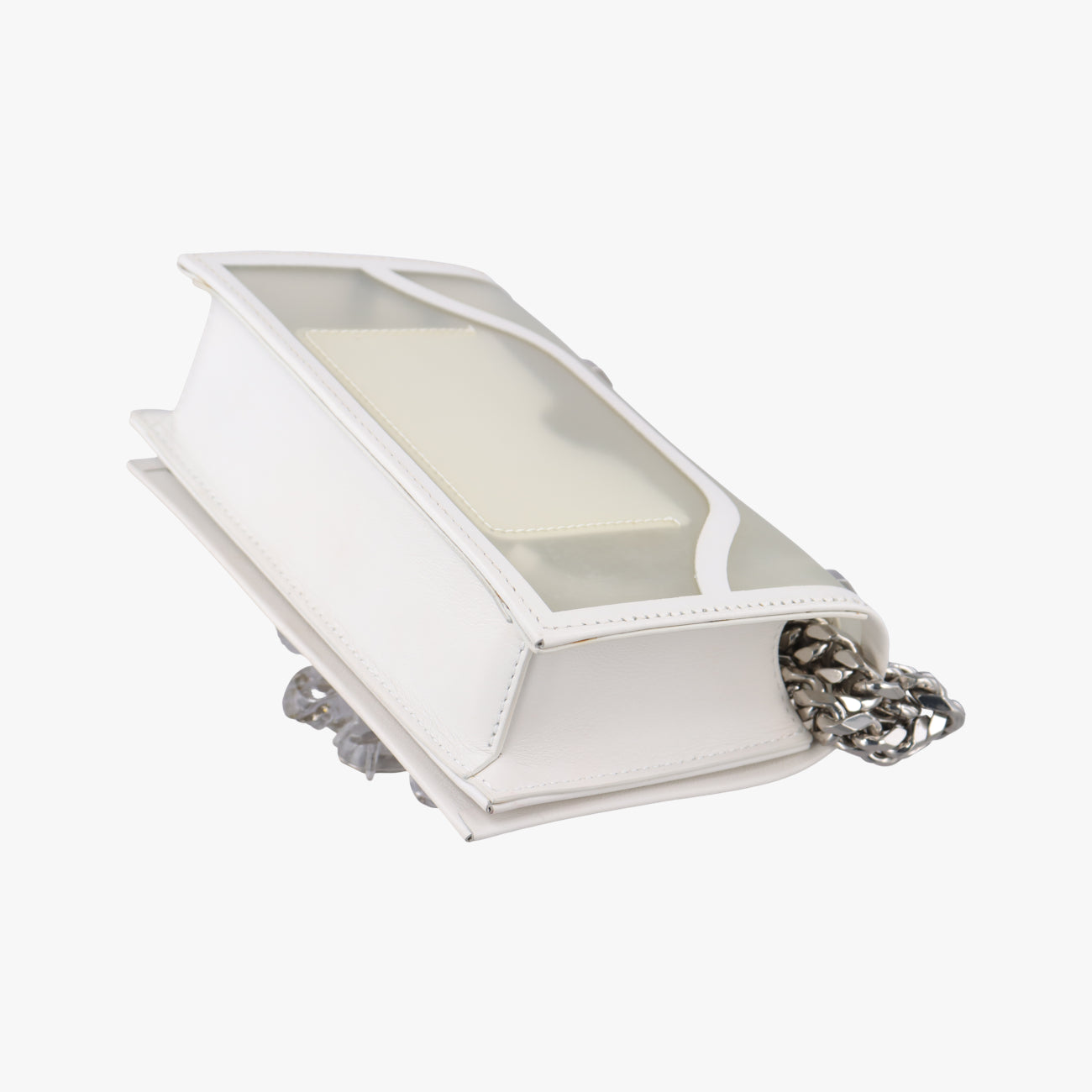 Mini Jeweled Satchel Clear PVC ミニジュエルドサッチェル クリア PVC 