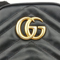 GG Marmont Black Leather 598597 GGマーモント ブラック レザー 598597 