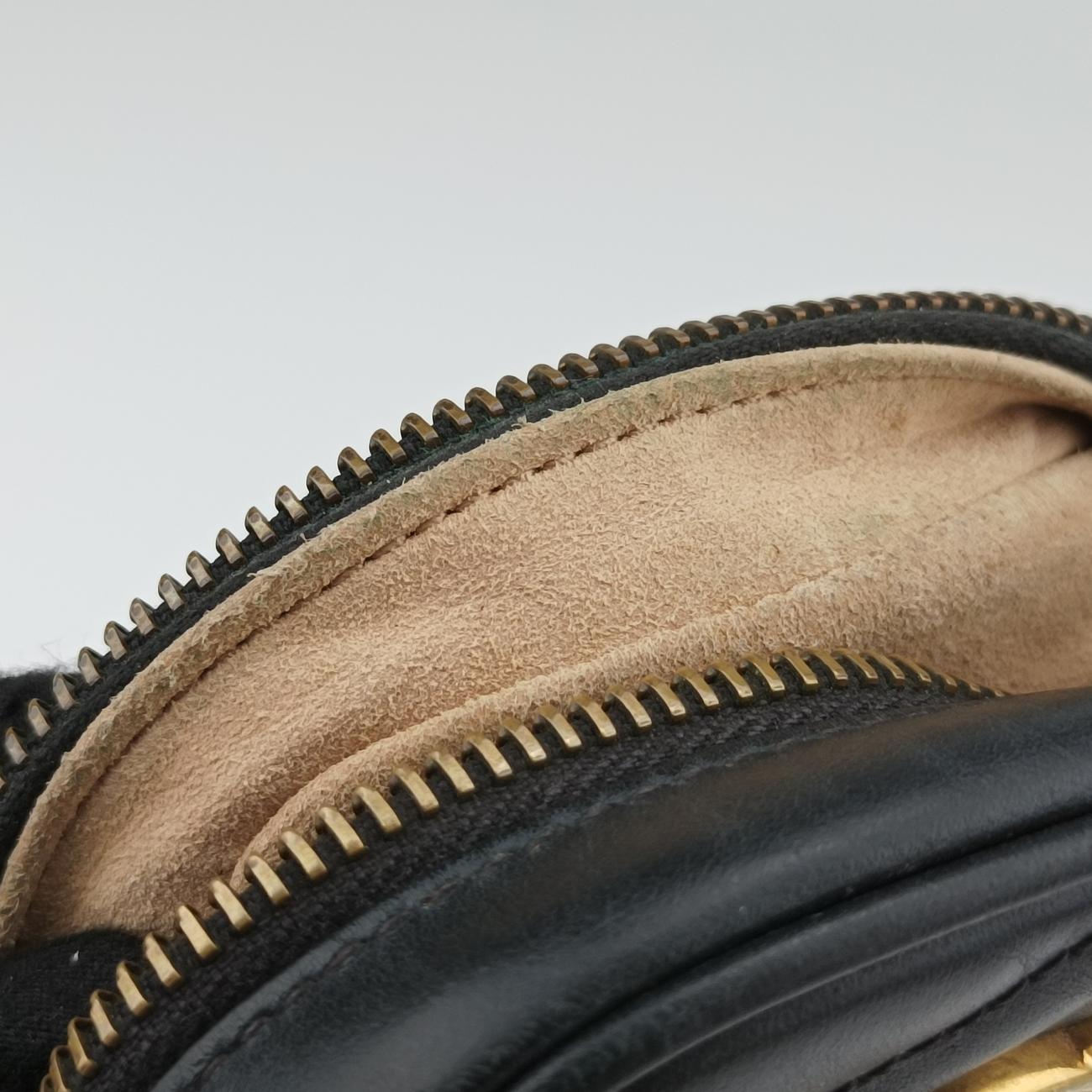 GG Marmont Black Leather 598597 GGマーモント ブラック レザー 598597 