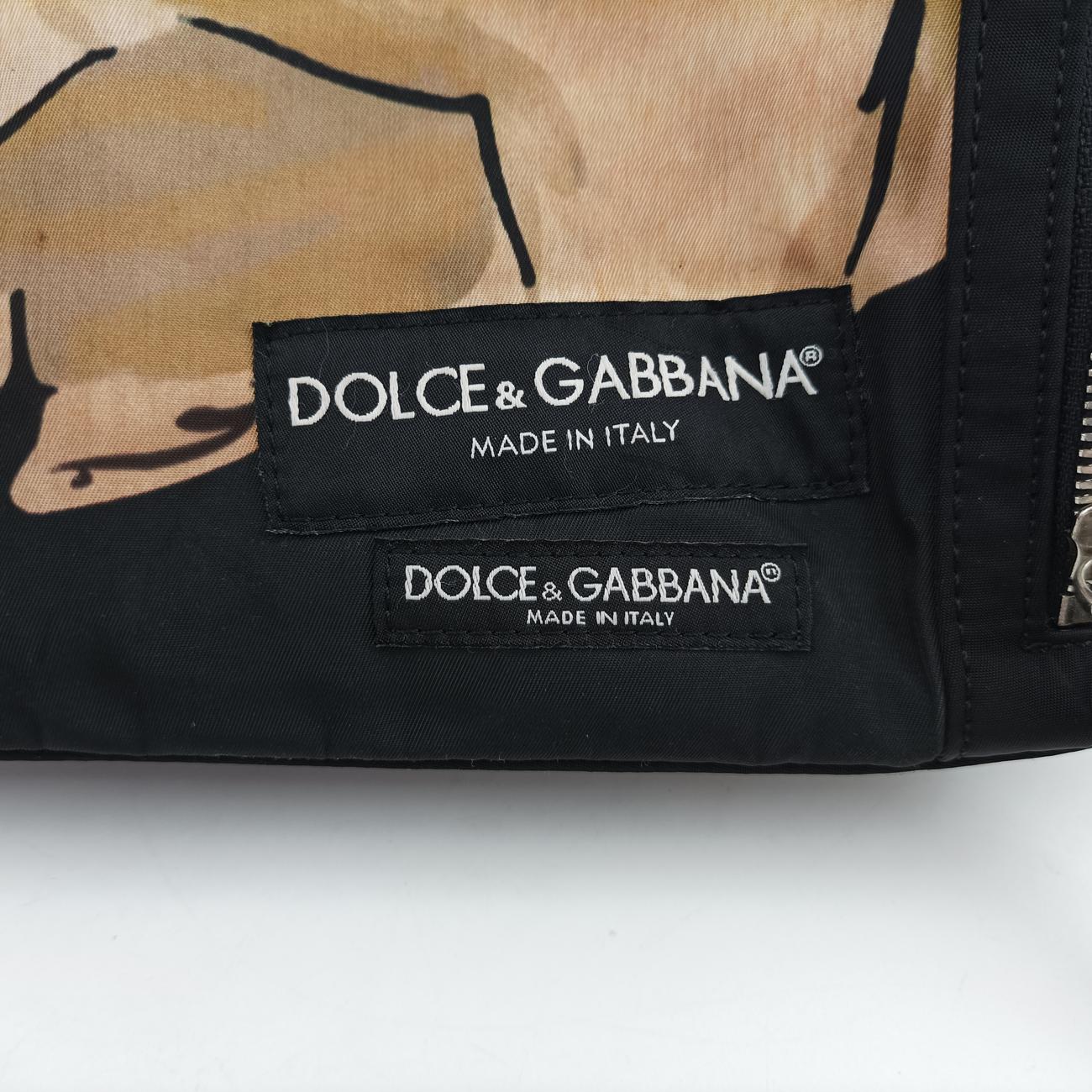 Dog  print Black×Multicolour Nylon ドッグプリント ブラック×マルチカラー ナイロン 