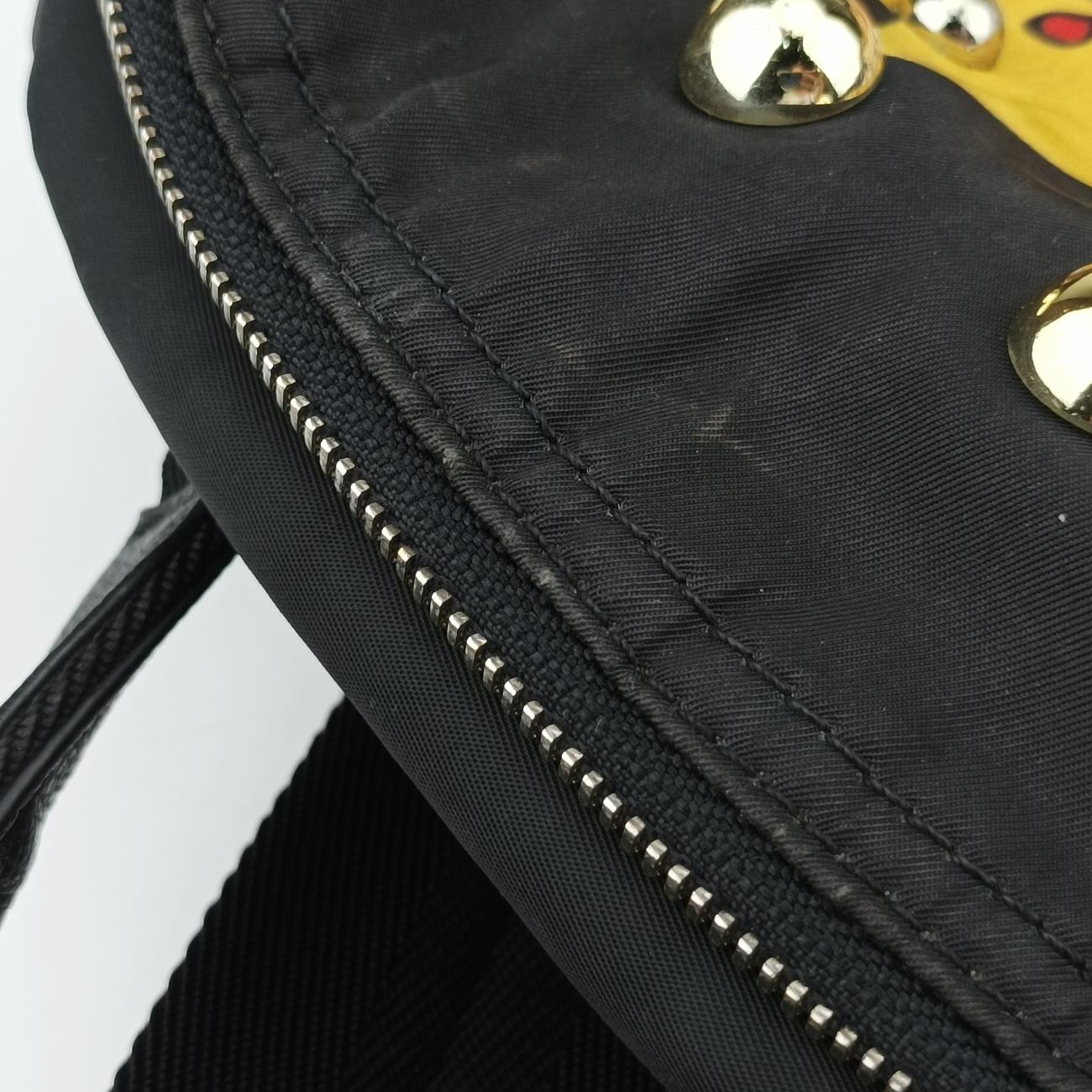 Dog  print Black×Multicolour Nylon ドッグプリント ブラック×マルチカラー ナイロン 