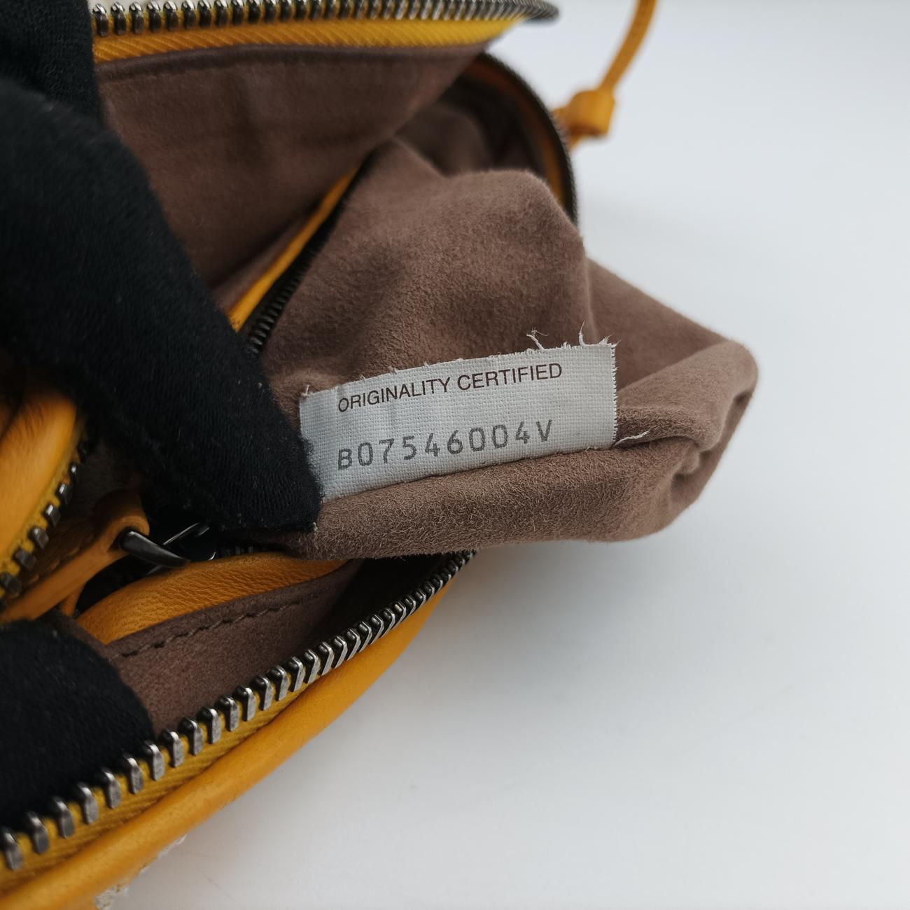 Intrecciato yellow×Multicolour lambskin B07546004Vイントレチャート イエロー×マルチカラー ラムスキン B07546004V