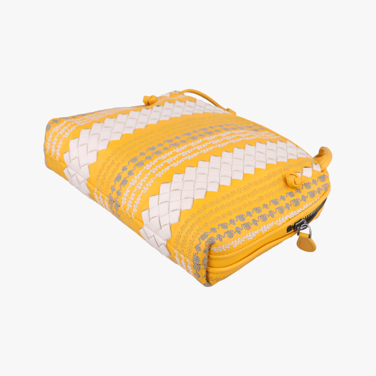 Intrecciato yellow×Multicolour lambskin B07546004Vイントレチャート イエロー×マルチカラー ラムスキン B07546004V