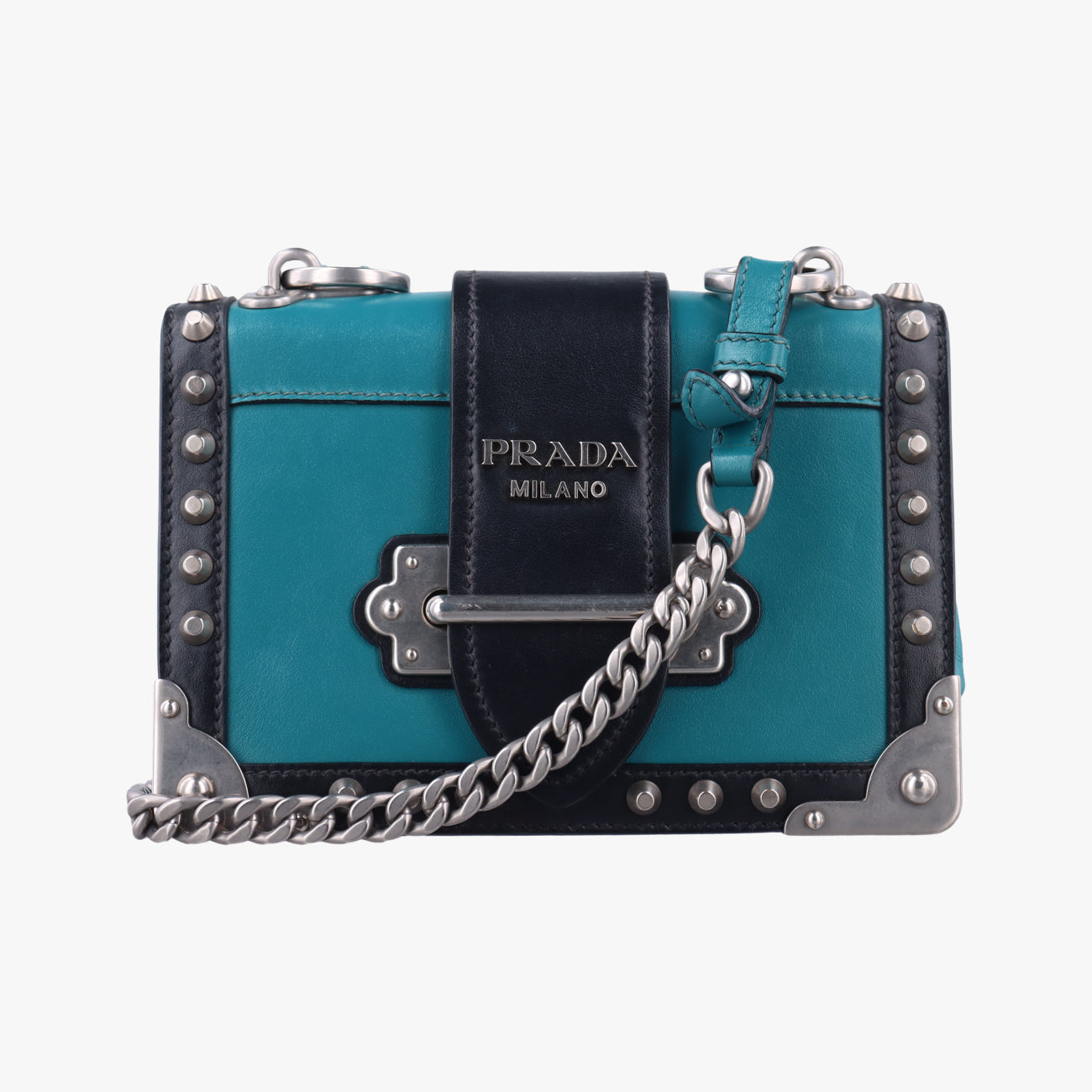 Cahier Green×Black Leather 1BH018 25カイエ グリーン×ブラック レザー 1BH018 25