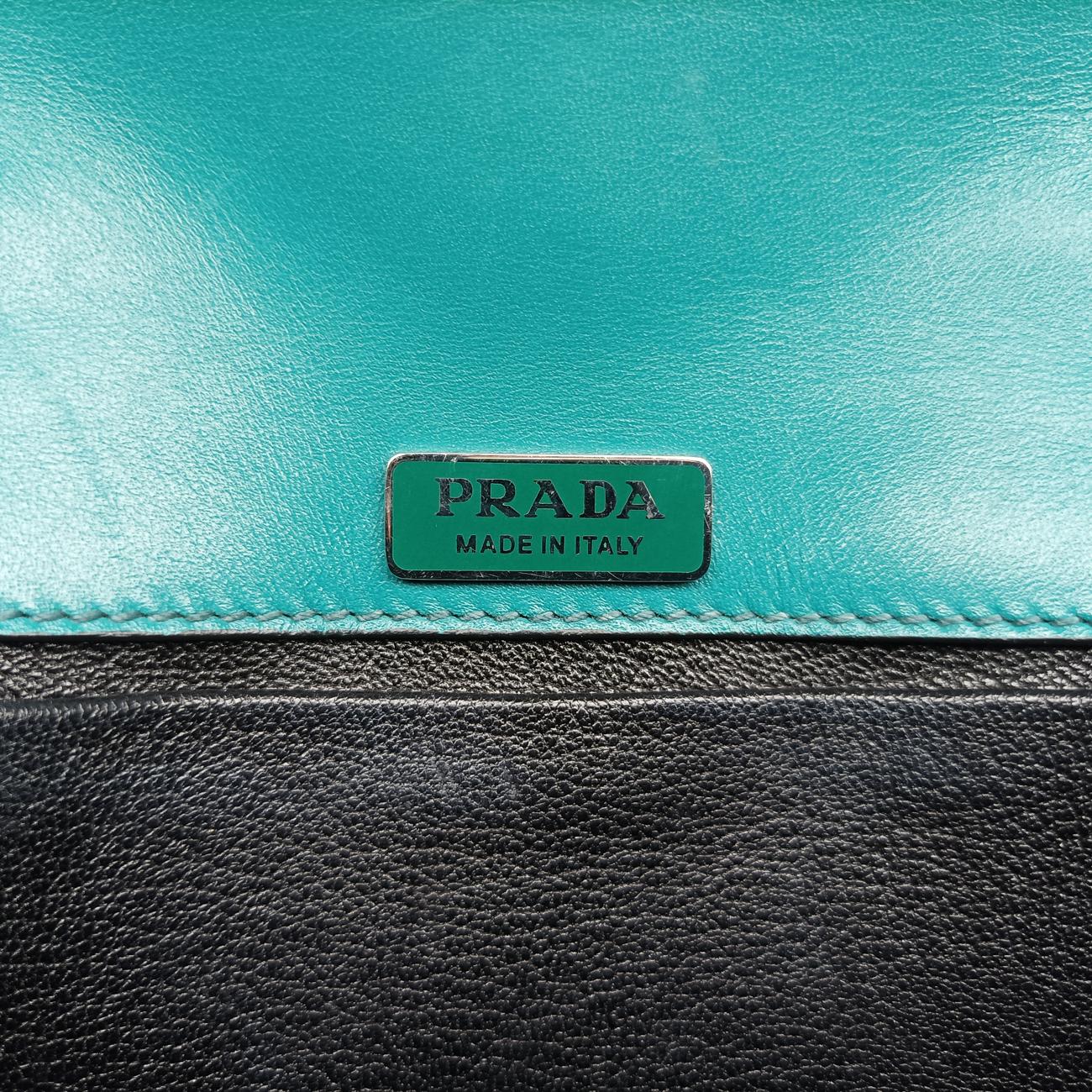 Cahier Green×Black Leather 1BH018 25カイエ グリーン×ブラック レザー 1BH018 25