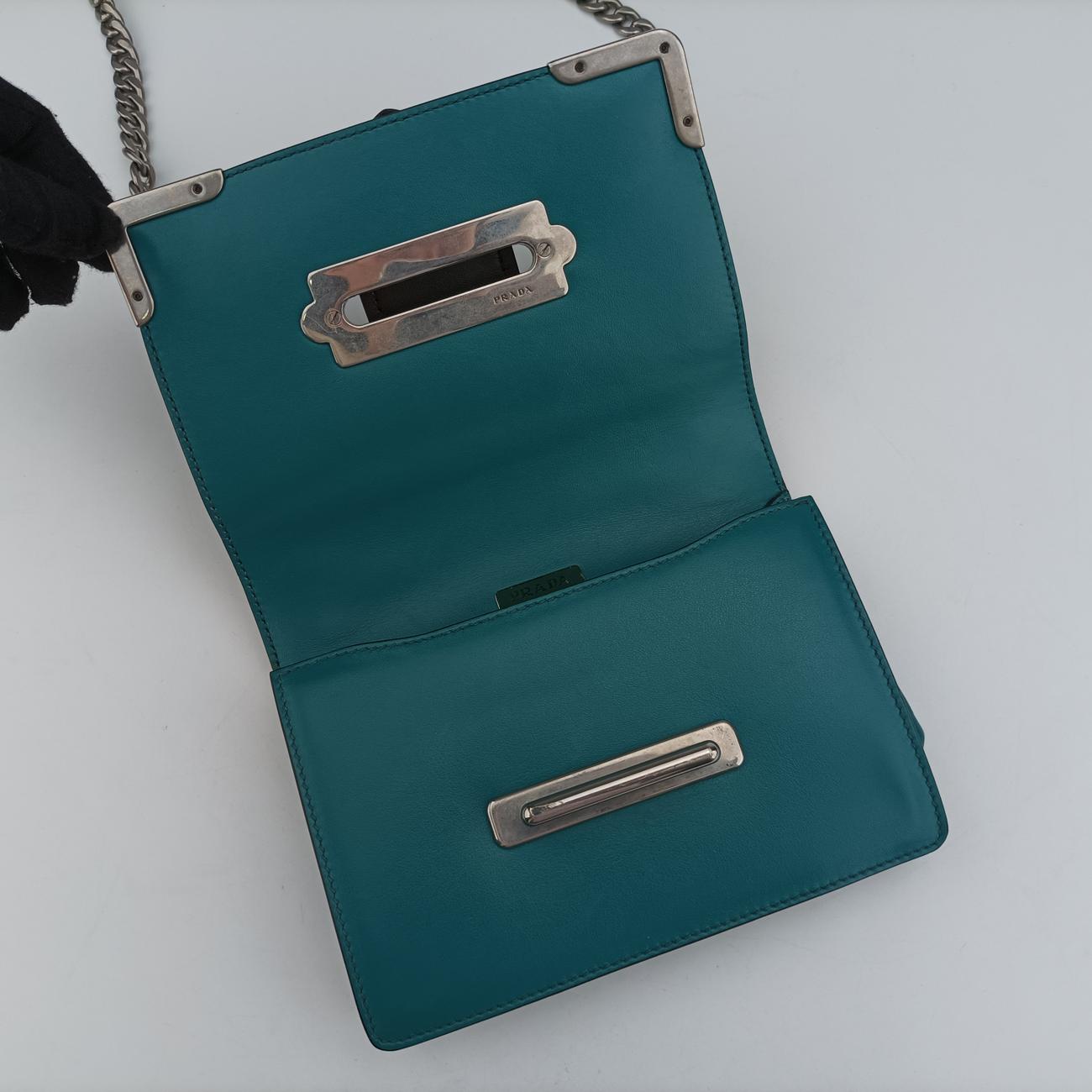 Cahier Green×Black Leather 1BH018 25カイエ グリーン×ブラック レザー 1BH018 25