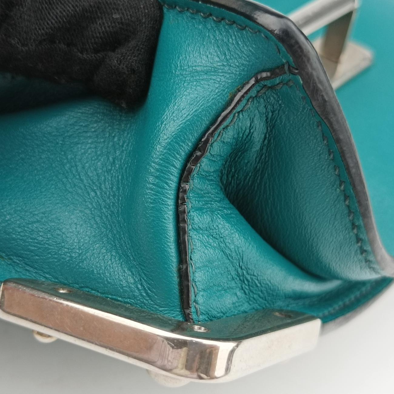 Cahier Green×Black Leather 1BH018 25カイエ グリーン×ブラック レザー 1BH018 25