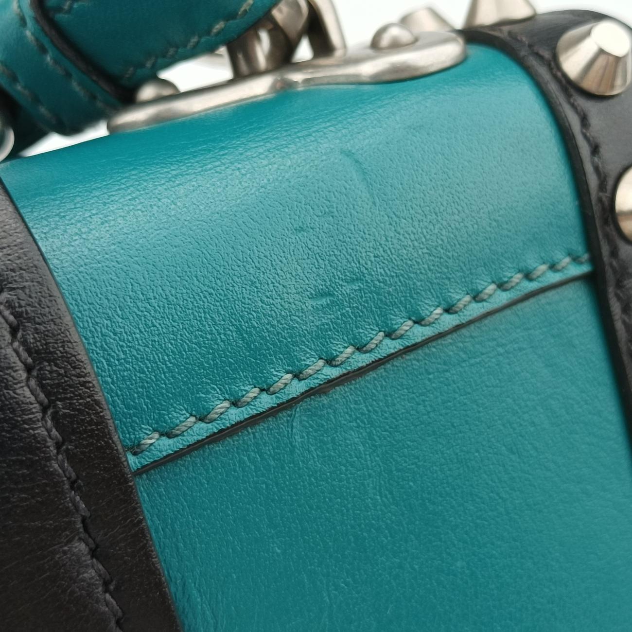 Cahier Green×Black Leather 1BH018 25カイエ グリーン×ブラック レザー 1BH018 25