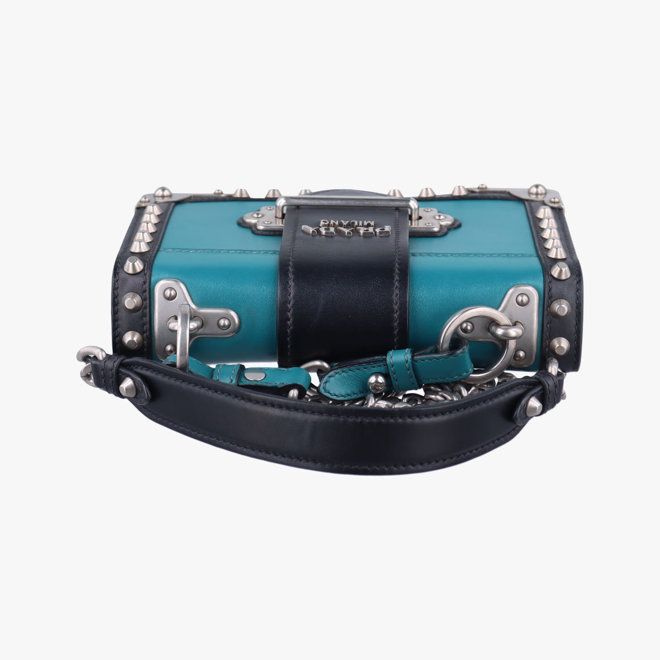 Cahier Green×Black Leather 1BH018 25カイエ グリーン×ブラック レザー 1BH018 25