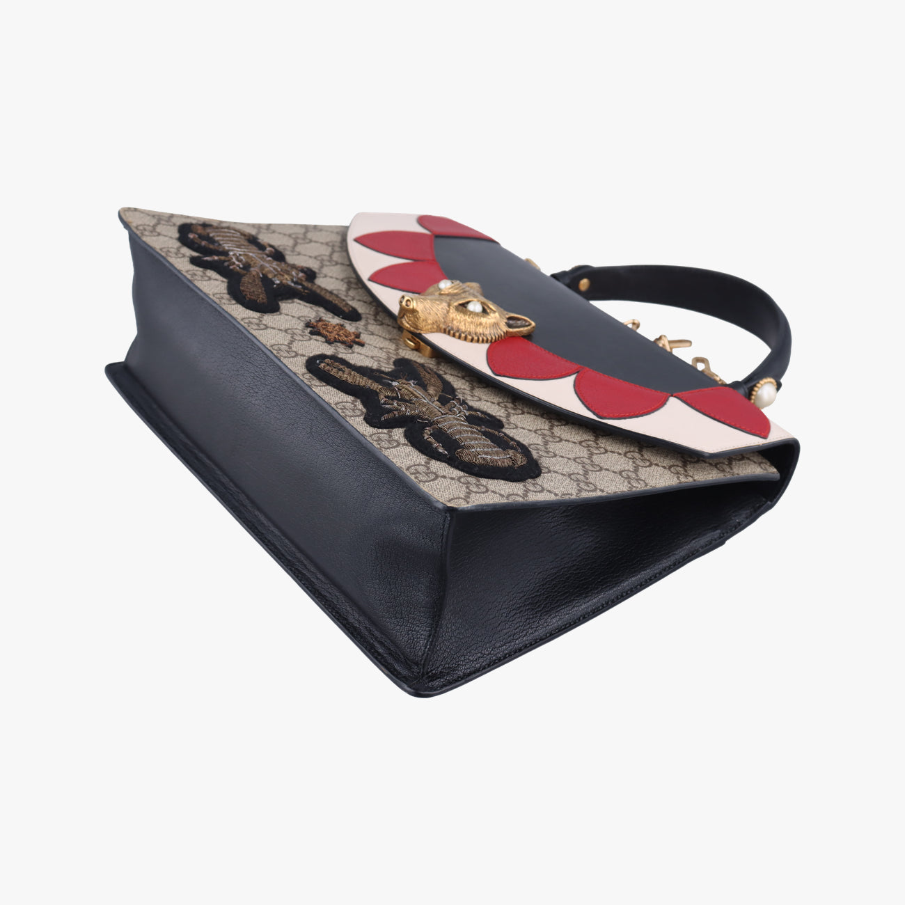 GG Supreme  Fox Beige×Multicolour PVC coated canvas x leather 466432 I021575075GG スプリームフォックス ベージュ×マルチカラー PVCコーティングキャンバス×レザー 466432 I021575075