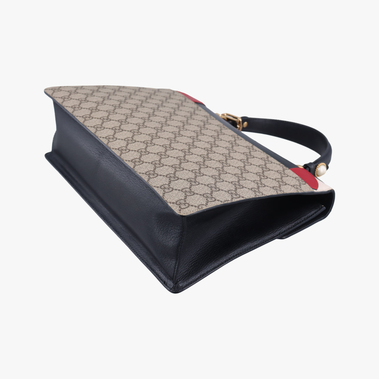 GG Supreme  Fox Beige×Multicolour PVC coated canvas x leather 466432 I021575075GG スプリームフォックス ベージュ×マルチカラー PVCコーティングキャンバス×レザー 466432 I021575075