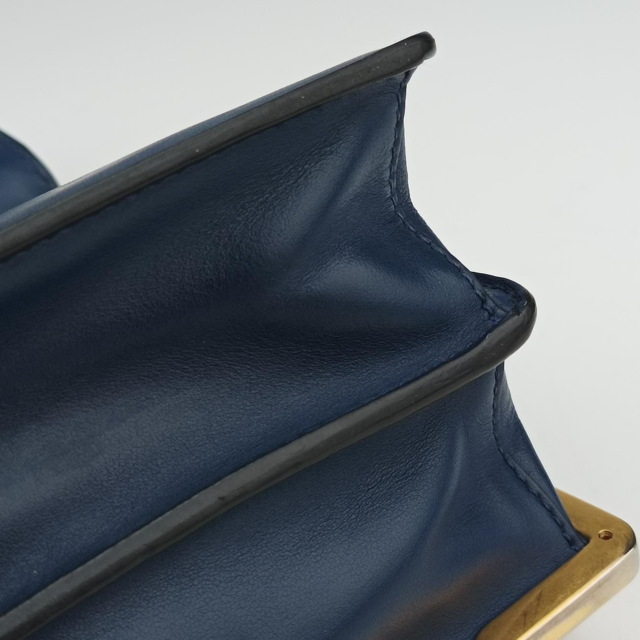 Cahier Blue×Black Leather 1BD045 25カイエ ブルー×ブラック レザー 1BD045 25