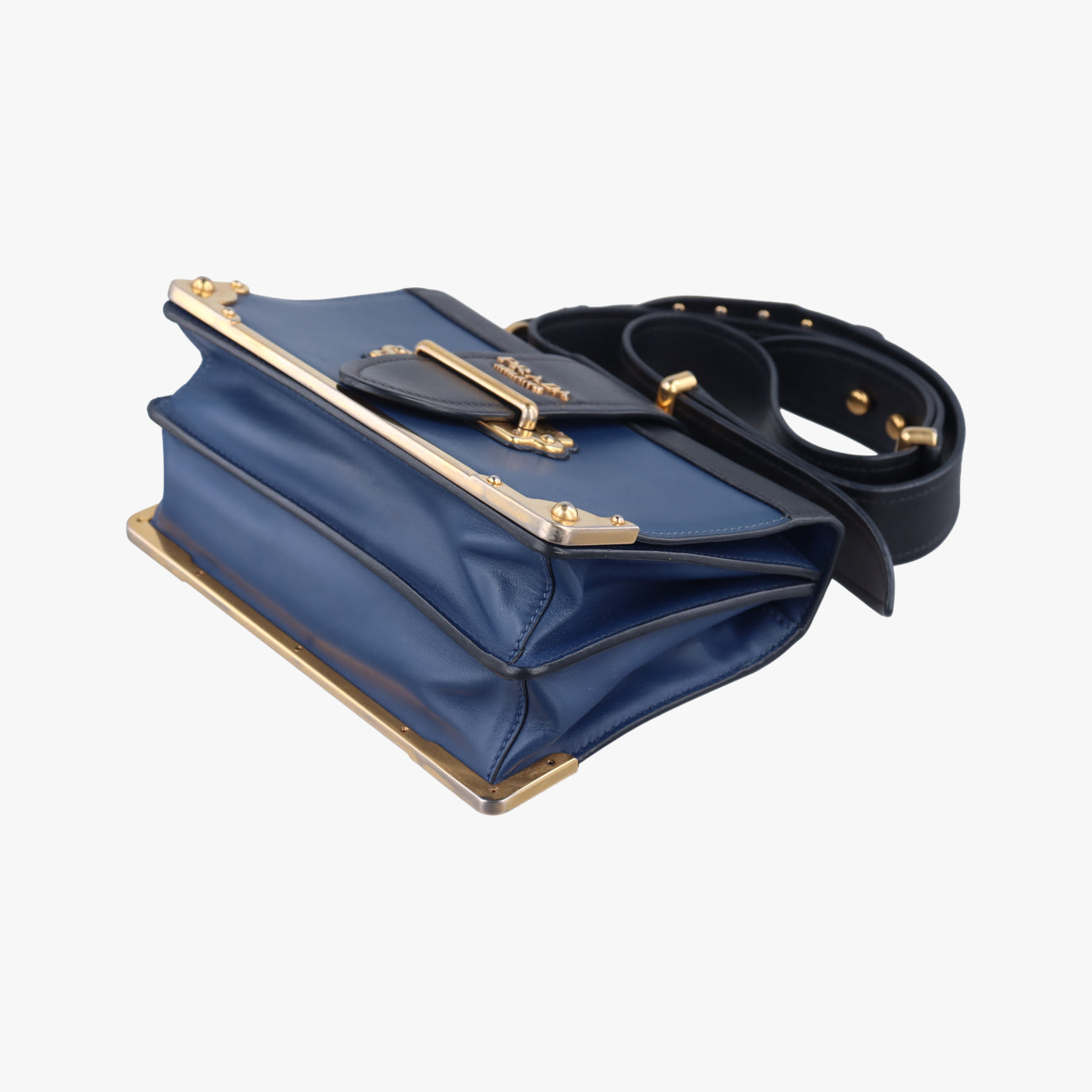 Cahier Blue×Black Leather 1BD045 25カイエ ブルー×ブラック レザー 1BD045 25