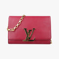 LOUISE MM Rose Leather PL2134ルイーズMM ローズレッド レザー PL2134