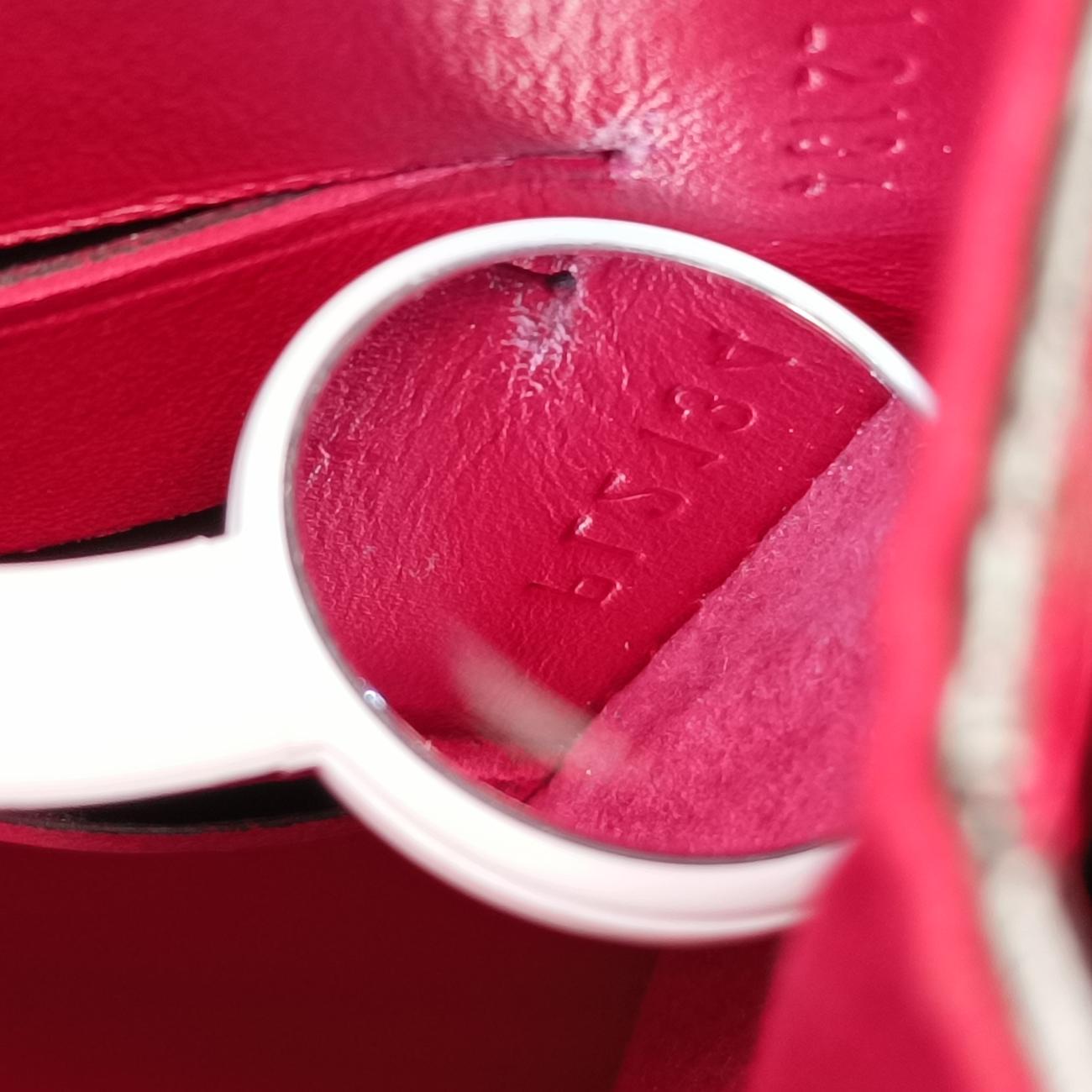 LOUISE MM Rose Leather PL2134ルイーズMM ローズレッド レザー PL2134