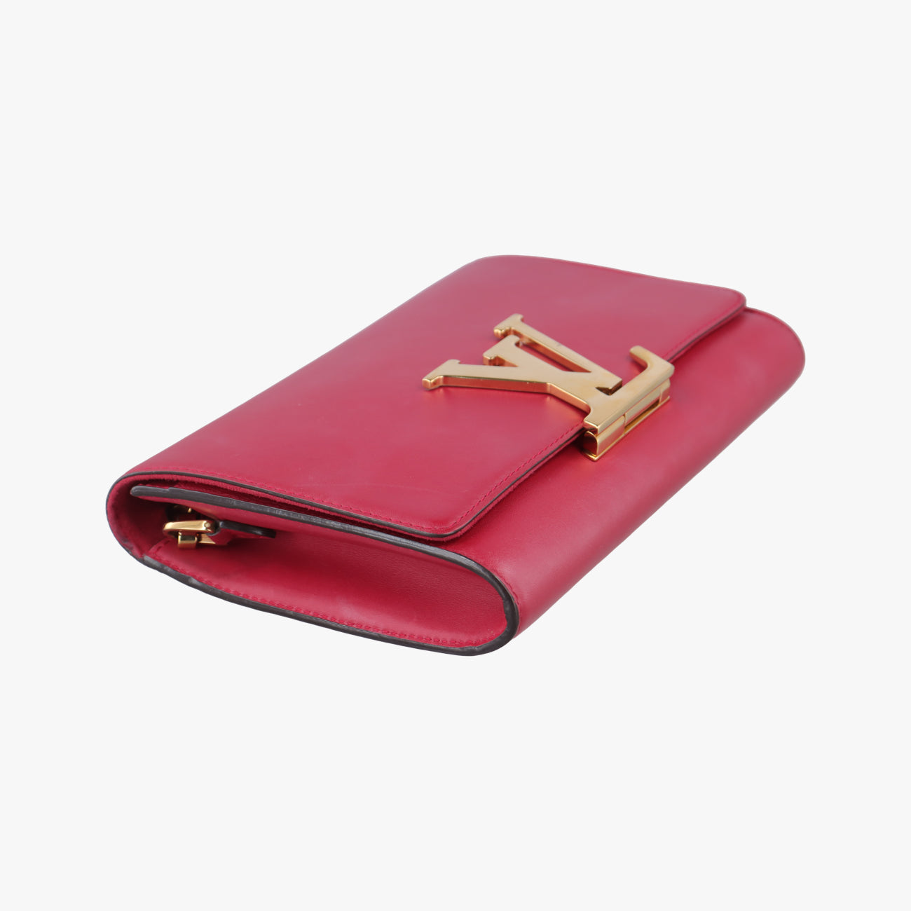 LOUISE MM Rose Leather PL2134ルイーズMM ローズレッド レザー PL2134