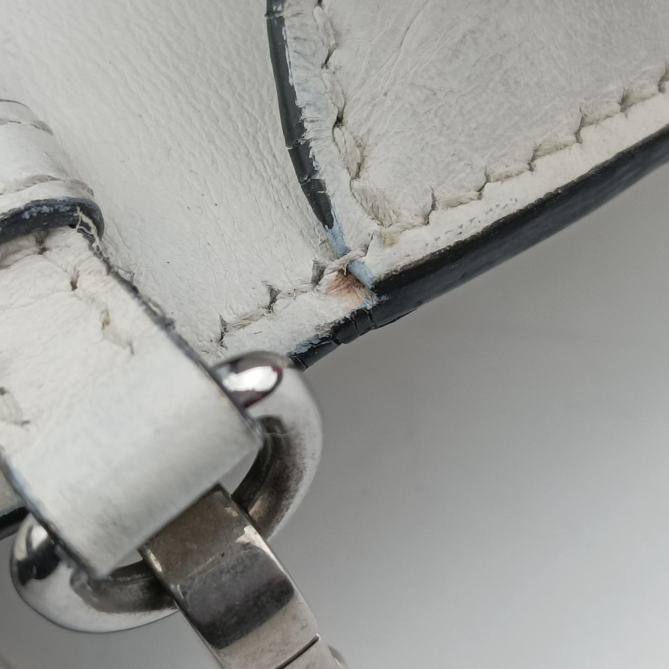 Electra Studded White Leather 1BD120 7/7エレクトラ スタッズ ホワイト レザー 1BD120 7/7