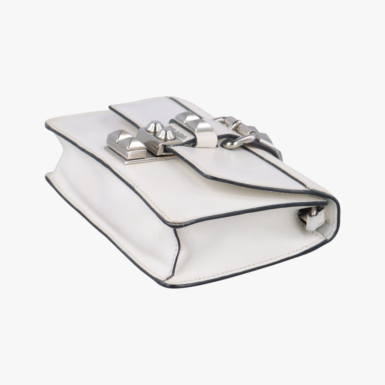 Electra Studded White Leather 1BD120 7/7エレクトラ スタッズ ホワイト レザー 1BD120 7/7