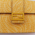 FF Logo Baguette slim Yellow Leather 7M0295 7M0295 AFSM 218-0501バゲット スリム イエロー レザー 7M0295 7M0295 AFSM 218-0501