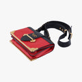 Cahier Red×black Leather 1BD045 25カイエ レッド×ブラック レザー 1BD045 25