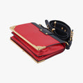 Cahier Red×black Leather 1BD045 25カイエ レッド×ブラック レザー 1BD045 25