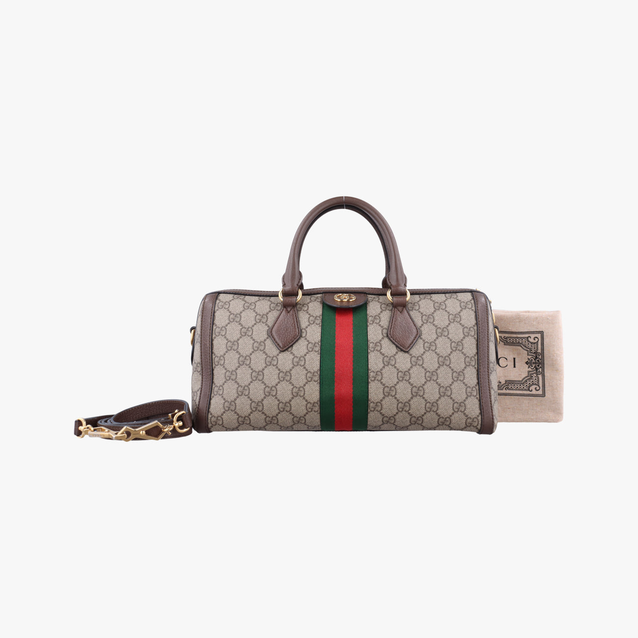 Ophidia GG Small Brown PVC coated canvas 524532 A025022316オフィディア GG スモール ブラウン PVCコーティングキャンバス 524532 A025022316