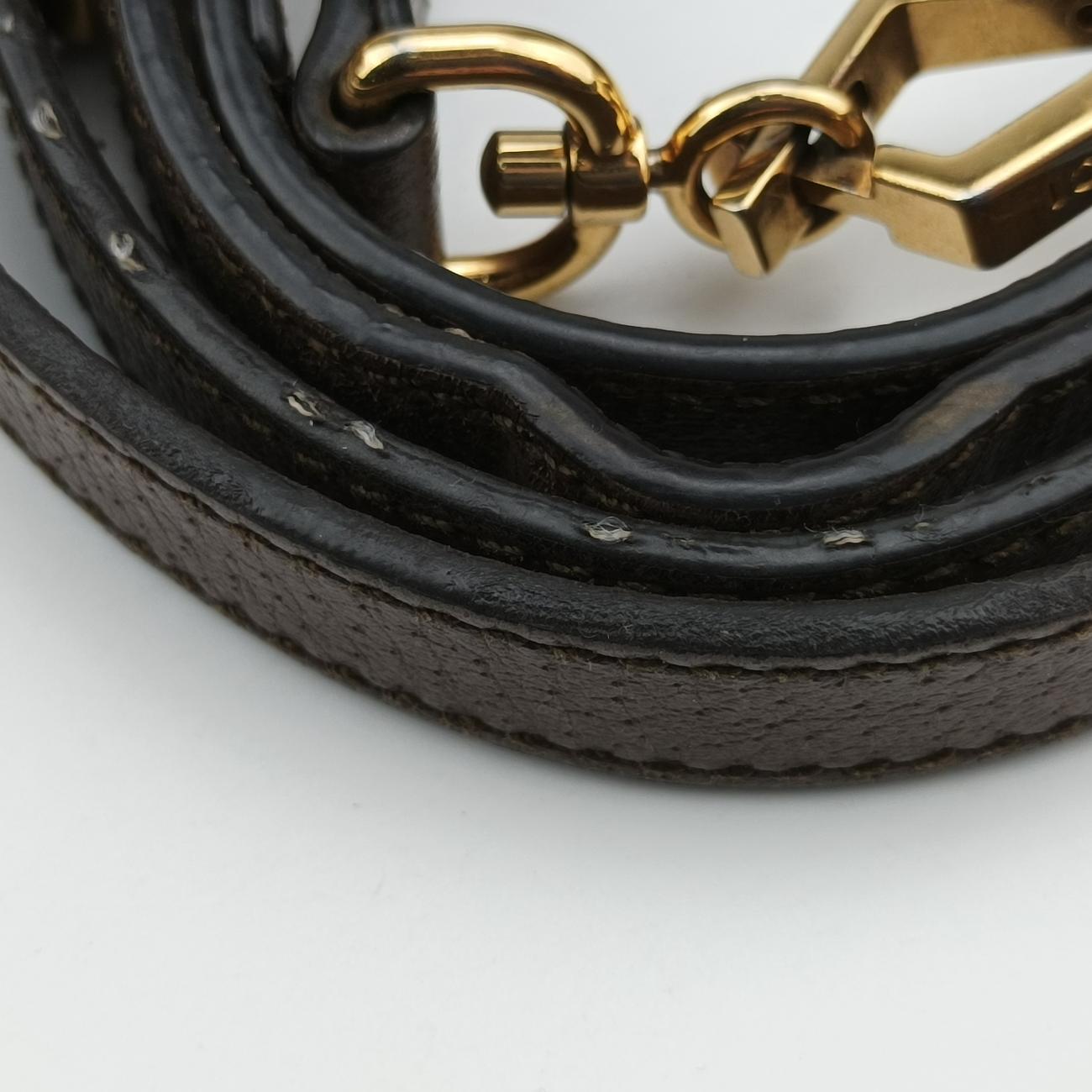 Ophidia GG Small Brown PVC coated canvas 524532 A025022316オフィディア GG スモール ブラウン PVCコーティングキャンバス 524532 A025022316