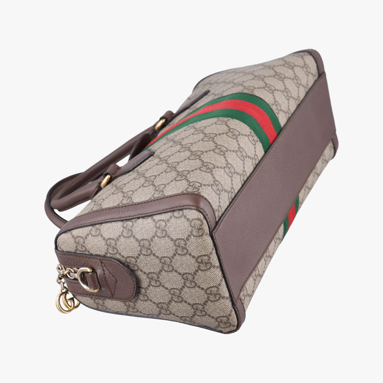 Ophidia GG Small Brown PVC coated canvas 524532 A025022316オフィディア GG スモール ブラウン PVCコーティングキャンバス 524532 A025022316