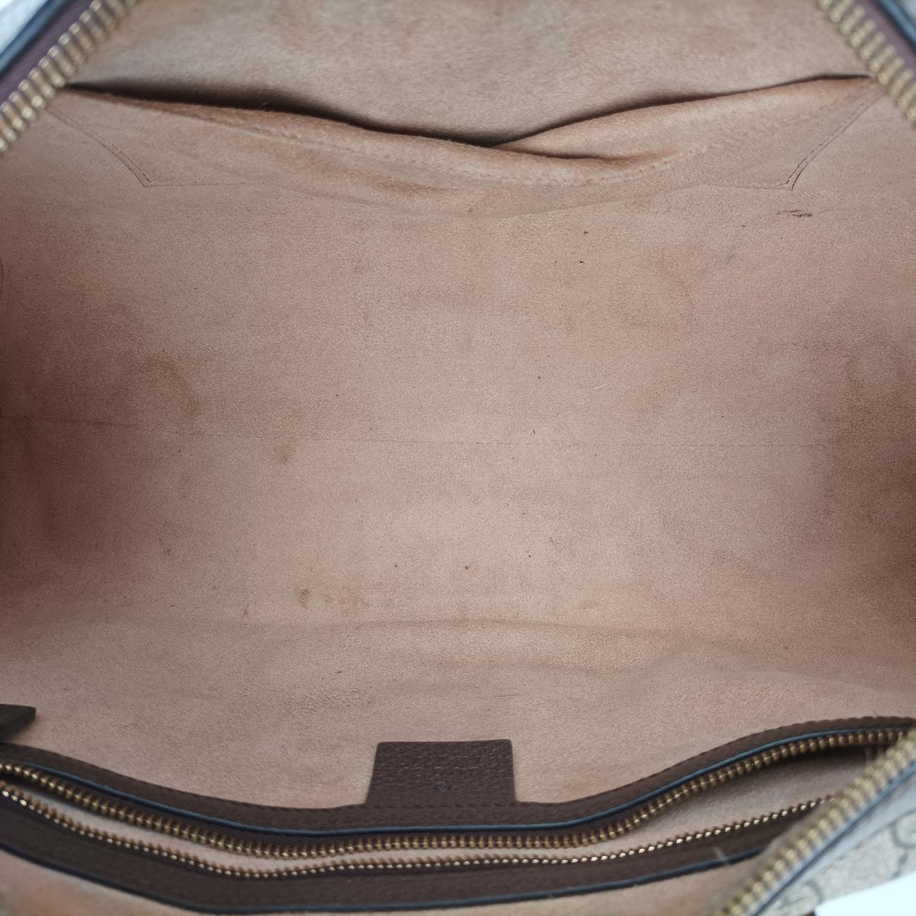 Ophidia GG Small Brown PVC coated canvas 524532 A025022316オフィディア GG スモール ブラウン PVCコーティングキャンバス 524532 A025022316