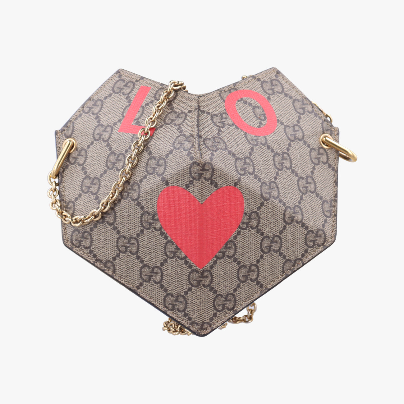 heart Brown×Red PVC coated canvas 678131 G036832647ハート ブラウン×レッド PVCコーティングキャンバス 678131 G036832647