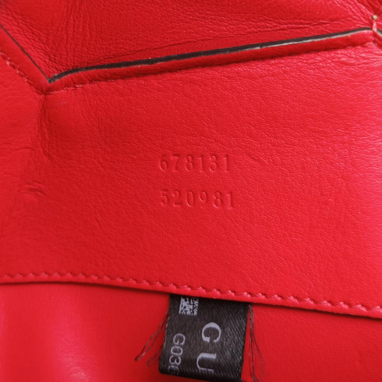 heart Brown×Red PVC coated canvas 678131 G036832647ハート ブラウン×レッド PVCコーティングキャンバス 678131 G036832647